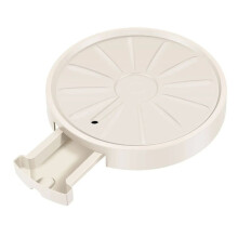 Movable Plant Holder Round Rolling Plant Tray Plant Holder with Hidden Wheels Universal Heavy Duty Pot Holder E