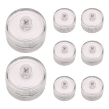 Luzes de Chá LED À Prova D'Água Sem Chama - Lâmpadas Submersíveis para Decoração de Piscina para Casamentos e Festas