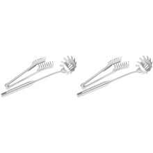 4 Pieces Stainless Steel Spaghetti Server Set, Stainless Steel Spaghetti Pasta Tong, Pasta Spoon Server Fork
