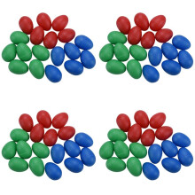 72 Pz Shakers Uovo di Plastica Uovo di Musica Shaker per Bambini Maracas Uova Percussione Giocattoli