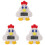 3X Kitchen LCD Digital 99 Minute 59 SEC Countdown Clip Hen Alarm Timer Tool 1