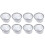 8X Teapot Diameter 80mm Metal Mesh Tea Leaf Spices Strainer Basket 2
