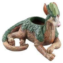 Fantastic Animals Plant Pots Succulent Plant Pots Garden Statue Resin Gifts for Nature Lovers A