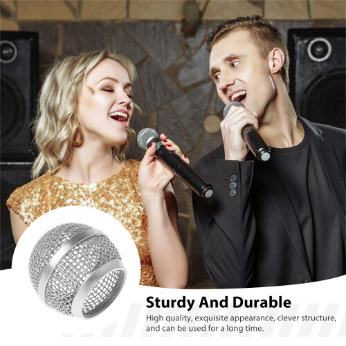 SM58 Mic Pop Filter - Easy Install Ball Grille