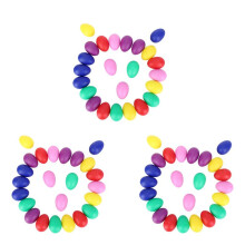 72 Pezzi Egg Shaker Set Uova di Pasqua Maracas Uova Musical Eggs Uova di Plastica per Pasqua Bomboniere per Feste Forniture per Feste Giocattoli