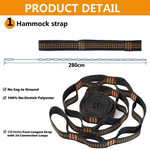 Adjustable Hammock Hanging Belts 2