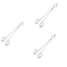 3Stück 45cm Edelstahl Tiegel Tong Clamp Graphit Schmelzofen Zangenhalter