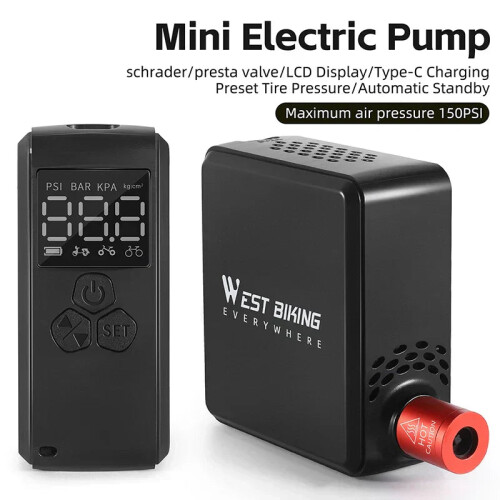 150PSI Mini Electric Bike Pump 2