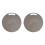 2X Cutting Board Plastic Kitchen Cutting Board Round Baking Board Fruit Vegetable Cutting Board with Handles 31cm 1