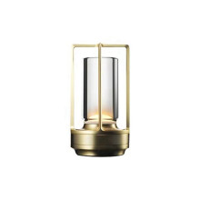 2600MAh Rechargeable Led Table Lamp Modern Touch Adjustment Table Lamp for Bedroom Restaurant Decoration Light Gold