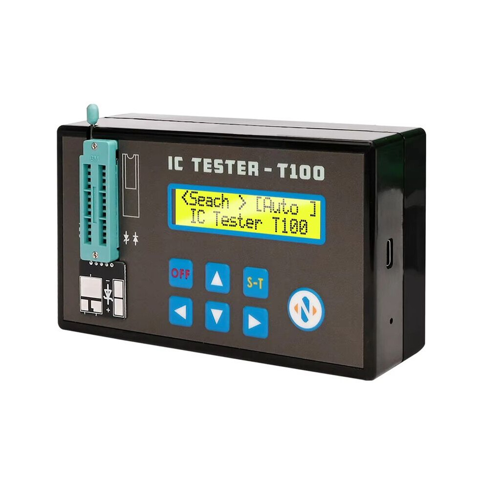 Handheld Rechargeable Led Integrated Circuit Tester Transistor Diode Triode Tester Digital Transistor Ic Chips Detector 4712708509445
