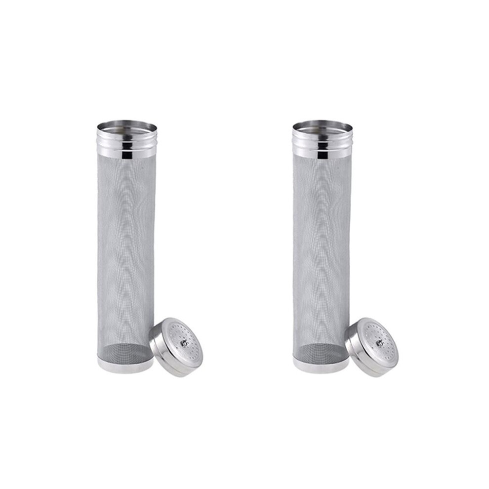 2X Beer Dry Hopper Filter,300 Micrometre Mesh Hop Strainer Cartridge, Homebrew Hops Beer & Tea Kettle Brew Filter 6032310082500
