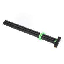 Regla de marcado en T de aleación de aluminio de 14 pulgadas, verde.