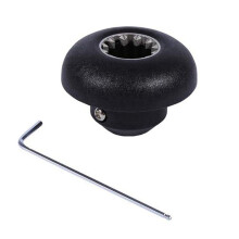 3 Set of Metal and Plastic Black Blender Drive Socket Replacement Kit for  Blender Spare Parts with Wrench