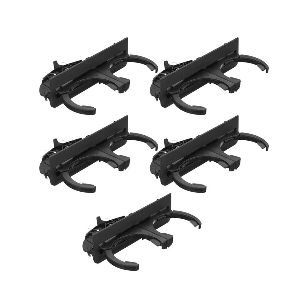 5X Rear Dual Drink Cup Holder For- 525I 528I 530I 540I 5 Series E39 Retractable 51168184520 Black 4713632046082