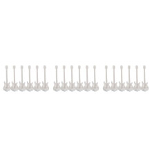 Guitar Coffee Spoons 18-Pack Cute Spoons Stainless Steel Teaspoons Stirring Spoon Guitar Shaped(Silver)