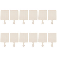 12Pcs Blank Wooden Cutting Boards with Handle Small Cutting Board DIY Home Kitchen Cooking Vegetable Decor A