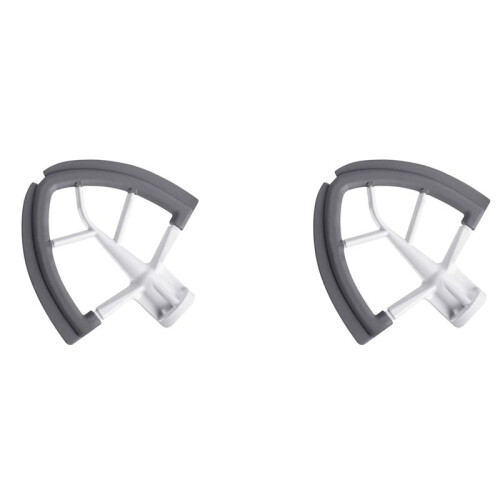 2X Flex- Paddle Attachment for  4.5-5 QT Tilt- Stand Mixer Replacement Beater Bowl Scraper Blade