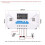 Solar Power Controller 12V/24V Solar Panel Regulator Universal Batteries Regulator for PWM 60A Solar Charge Controller 6