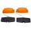 2pcs Orange Retro Front Grill Light LED  Lamp for  Truck Lorry Front Double Burner Indicator Light 1