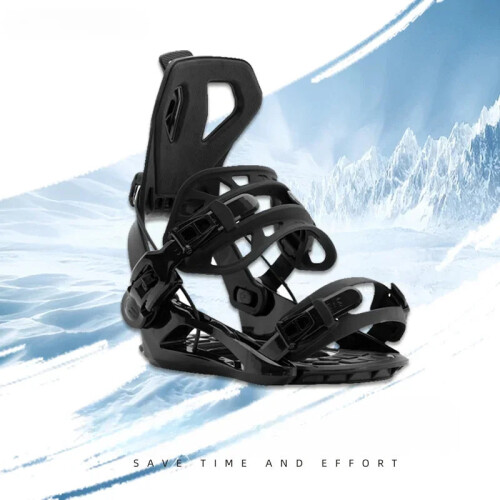 2025 Adjustable Snowboard Bindings with Quick Release Buckle 2