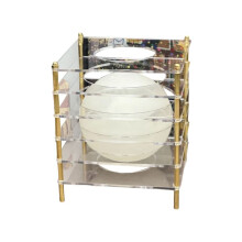 LED Lighting Multi-Layer Acrylic Lamp DIY Artistic Moonlight Glow for Bedrooms Living Room Offices USB Charging Lamp A