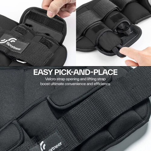 Adjustable Ankle Weights - 1 Pair, 4lbs 2