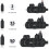 Adjustable Ankle Weights - 1 Pair, 4lbs 4