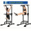 Foldable 10-Level Pull Up Tower – Pull Up Bar & Push Knee Raise Station(Black) 4