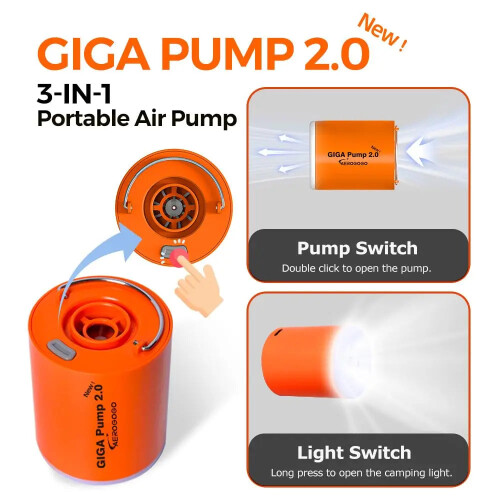 GIGA Pump 2.0 Mini Air Pump 2
