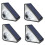 4pack Solar Step Lights for Outside,Solar Stair Lights for Step,Stair,Patio,Yard,Deck,Wall 1