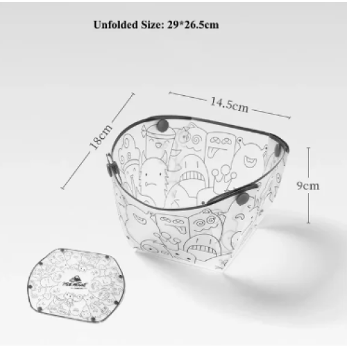Outdoor Lightweight Folding Tableware Portable Bowl 2