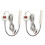 2X 20 LED 220V Sewing machines working lamp Magnetic type LED light 1