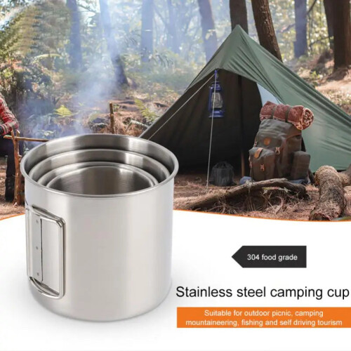 Portable Carabiner Mug with Foldable Handle 2