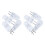 8x 220V 35W G5, 3 pin power supply dual halogen bulb warm white 1