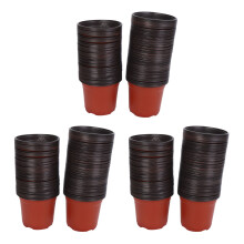450Pcs 4.72 Inch Plastic Flower Seedlings Nursery Supplies Planter Pot/Pots Containers Seed Starting Pots Planting Pots