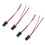 4X T10 W5W Auto Light Bulb Socket Lamp Holder Connector Extension 1