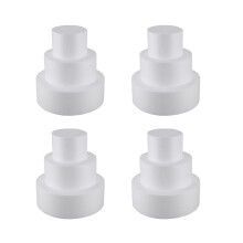 12X Torta Rotonda con Manichino da 4 Pollici / 6 Pollici / 8 Pollici (Torta Manichino Set 4 Pollici 6 Pollici 8 Pollici)
