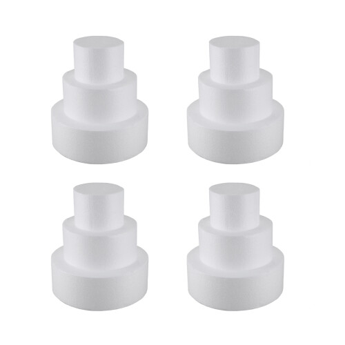 12X Boneco de Bolo Redondo 4 Polegadas / 6 Polegadas / 8 Polegadas (Conjunto de Boneco de Bolo 4 Polegadas 6 Polegadas 8 Polegadas)