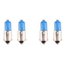 4X H6W BAX9S 6W White Xenon Car Side Parking Lamp 12V 5000K