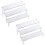 2X 3-Layer Transparent Acrylic Display Stand Cake Tray Display Stand for Decoration and Storage 1