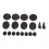18pcs Heated Basalt Massage Stones with Warmer Box(Black) 5