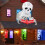 Halloween Inflatable Skull with LED Flying Skeleton 6