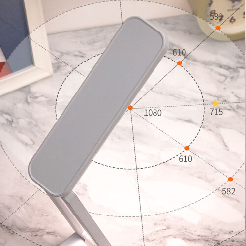Foldable Rechargeable Desk Lamp 3-Color Touch Dimming 2000mAh White 2