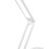 Foldable Rechargeable Desk Lamp 3-Color Touch Dimming 2000mAh White 12