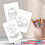 32pcs Easter Greeting Coloring Cards with Markers 4