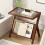 Mini Bedside Table - Sleek Tempered Glass Top 3