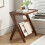 Mini Bedside Table - Sleek Tempered Glass Top 5