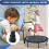 1pc 121.92cm Mini Fitness Trampoline with Adjustable Handle - Blue 7