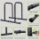 2pcs Multifunctional Heavy-Duty Pull-Up Stand - Single and Parallel Bars 4